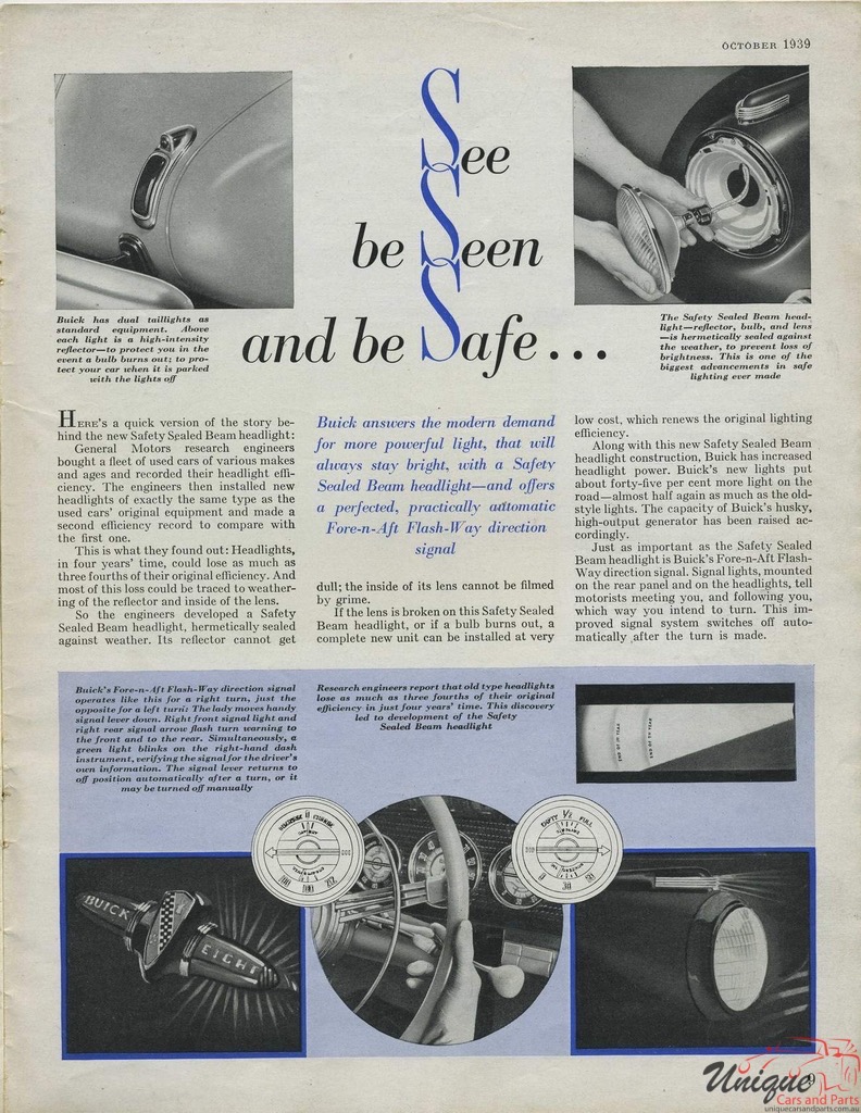 1940 Buick Editorial Brochure Page 14